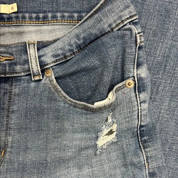 Levi's Blue Straight Leg Jeans Classic Denim - Picture 3 of 5